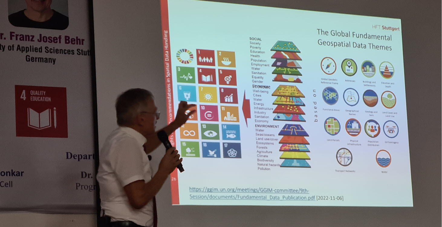 Franz-Josef Behr speaking about SDGs